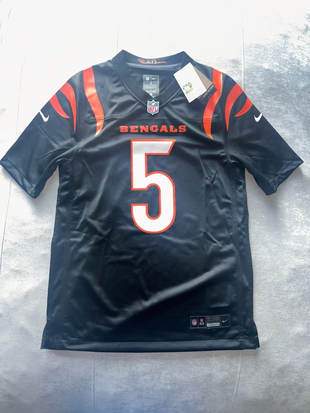 Nike Cincinnati Bengals Higgins #5 Football Jersey